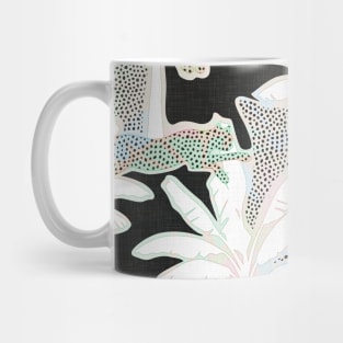 Leopards and Palms / Rainbow Lights Mug